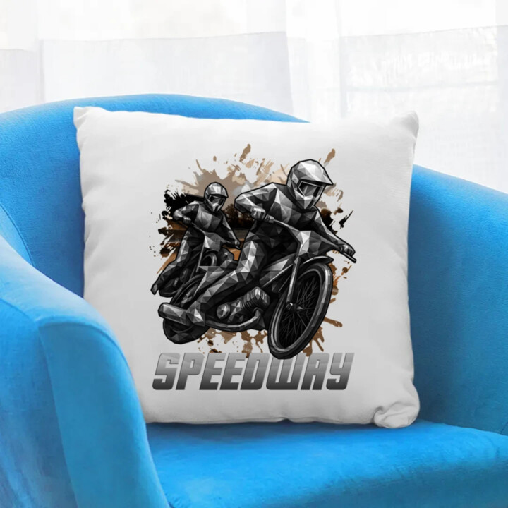 Speedway - plochá dráha - vankúš s potlačou