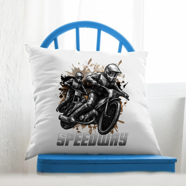 Speedway - plochá dráha - vankúš s potlačou