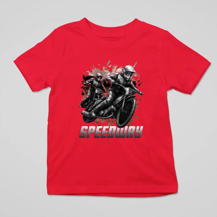 Speedway - plochá dráha - detské tričko s potlačou