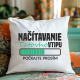 Načítavanie tatovho vtipu - vankúš s potlačou