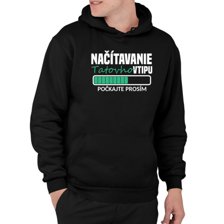 Načítavanie tatovho vtipu  - pánska mikina s potlačou
