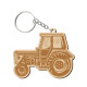 Traktor - prívesok alebo kľúčenka s gravírovaním pre farmára