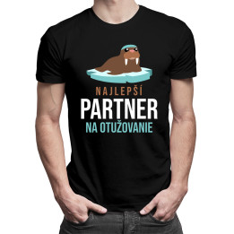 Najlepší partner na otužovanie- pánske tričko s potlačou