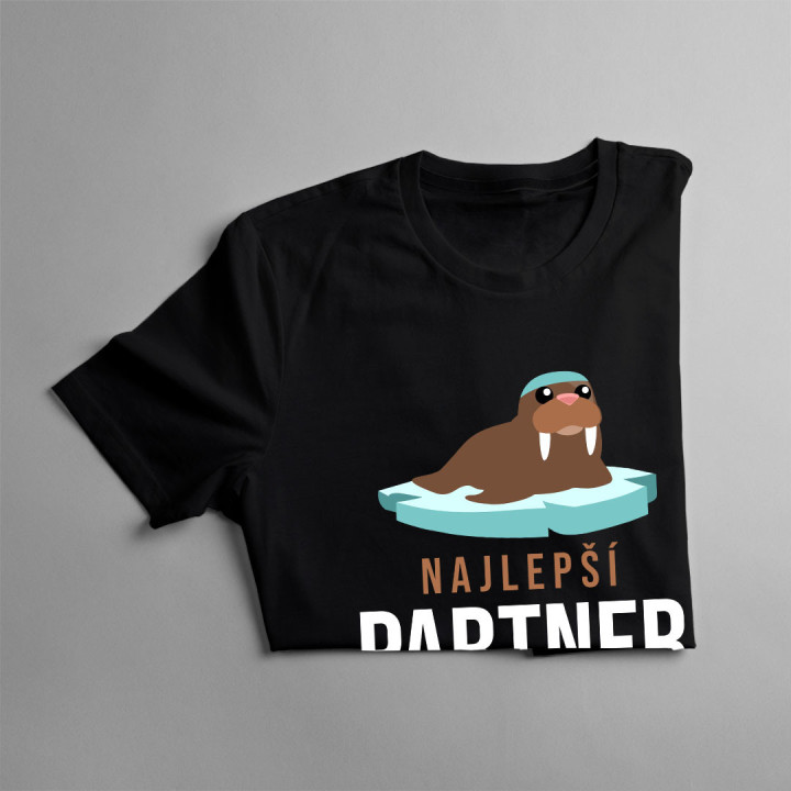 Najlepší partner na otužovanie- pánske tričko s potlačou