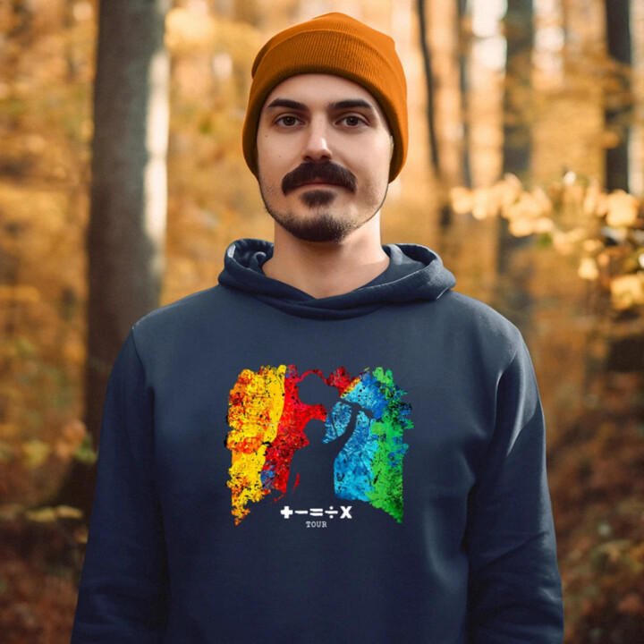 The Mathematics Tour  - pánska mikina s potlačou pre fanúšikov Eda Sheerana