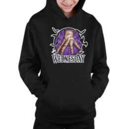 Wednesday - detská mikina s kapucňou