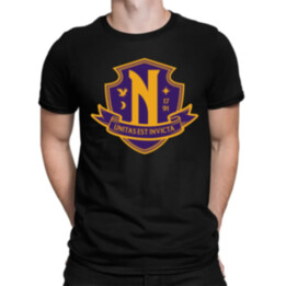 Unitas Est Invicta - Nevermore Academy - pánske tričko s potlačou