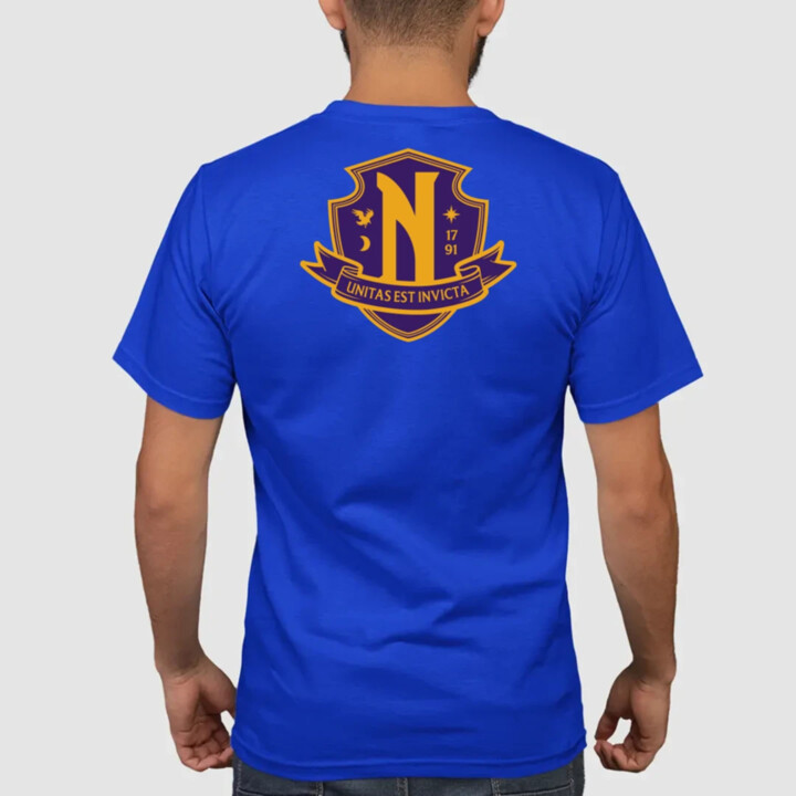 Unitas Est Invicta - Nevermore Academy - pánske tričko s potlačou