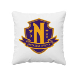 Unitas Est Invicta - Nevermore Academy - vankúš s potlačou