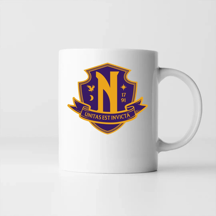 Unitas Est Invicta - Nevermore Academy - keramický hrnček s potlačou
