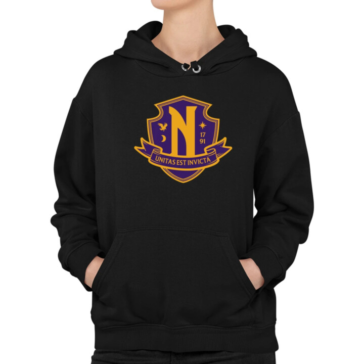 Unitas Est Invicta - Nevermore Academy  - dámska mikina s potlačou