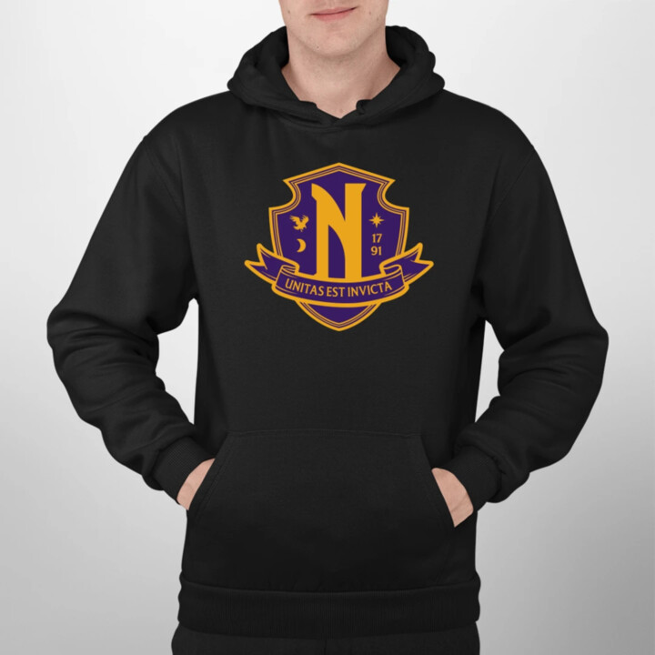 Unitas Est Invicta - Nevermore Academy  - pánska mikina s potlačou