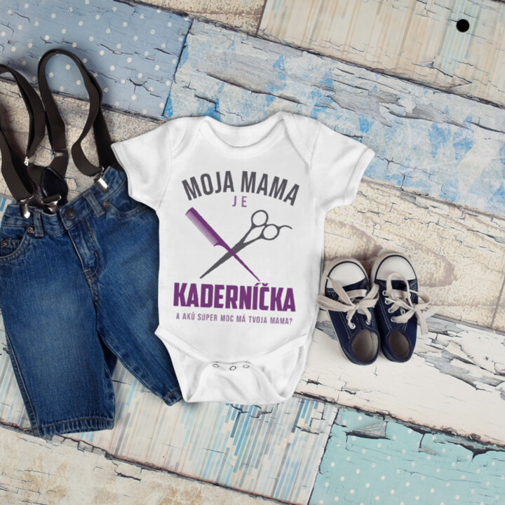 Moja mama je kaderníčka - body s potlačou