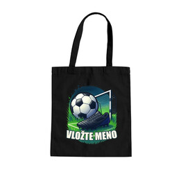 Futbal (meno) - lopta a ihrisko - taška s potlačou - personalizovaný produkt