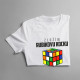 Zložím Rubikovu kocku - a Ty máš akú super moc? - Pánske tričko s potlačou