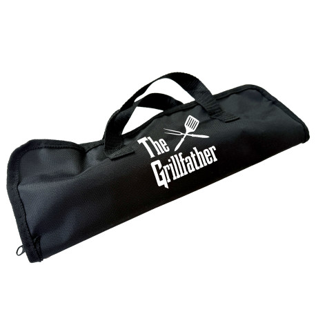 The Grillfather - Grilovacie náradie v puzdre s potlačou