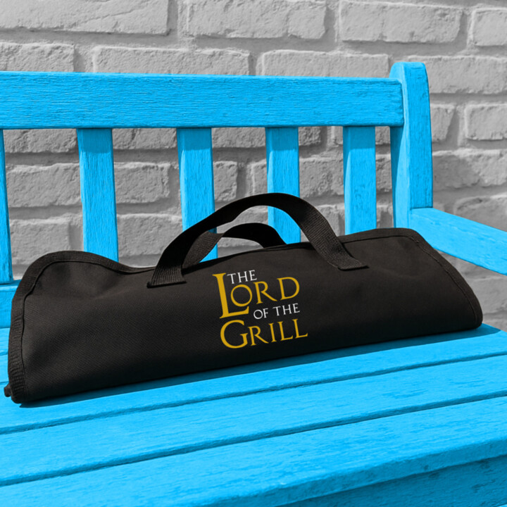The lord of the grill - Grilovacie náradie v puzdre s potlačou