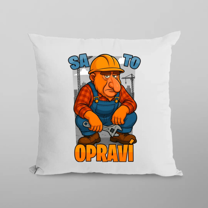 Sa to opraví - vankúš s potlačou