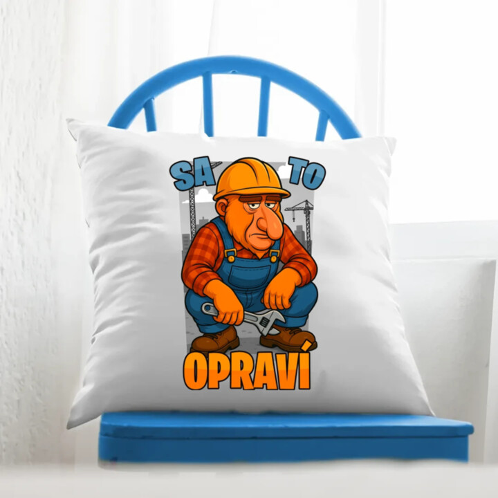 Sa to opraví - vankúš s potlačou