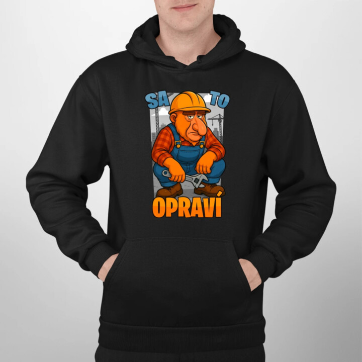 Sa to opraví  - pánska mikina s potlačou