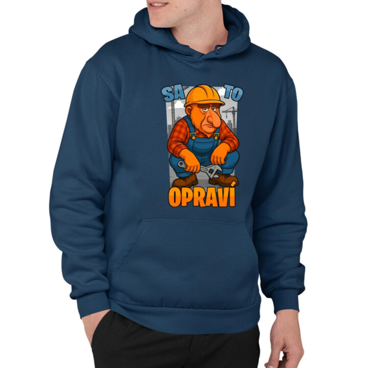 Sa to opraví  - pánska mikina s potlačou