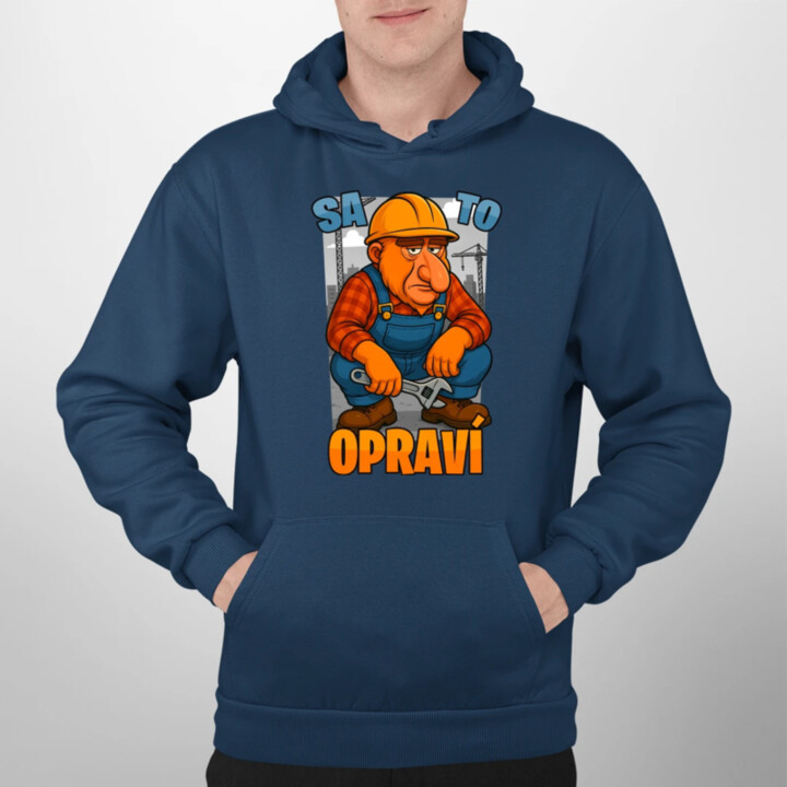 Sa to opraví  - pánska mikina s potlačou