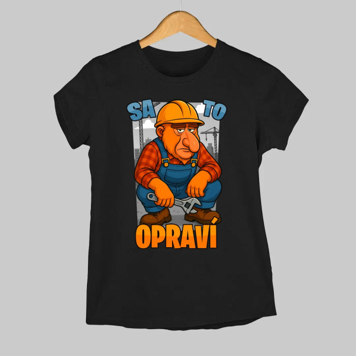 Sa to opraví - dámske tričko s potlačou