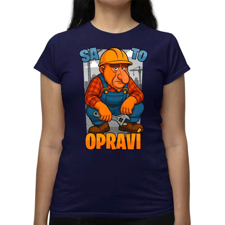 Sa to opraví - dámske tričko s potlačou