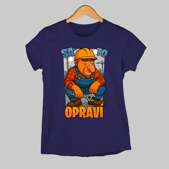Sa to opraví - dámske tričko s potlačou