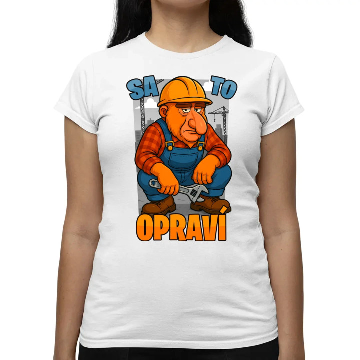 Sa to opraví - dámske tričko s potlačou
