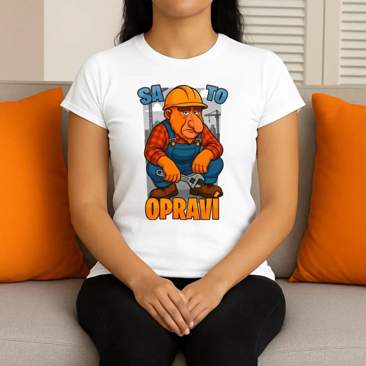 Sa to opraví - dámske tričko s potlačou