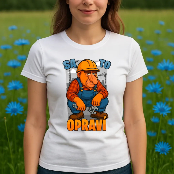 Sa to opraví - dámske tričko s potlačou