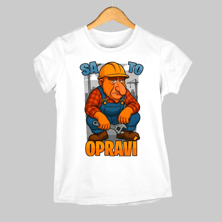 Sa to opraví - dámske tričko s potlačou