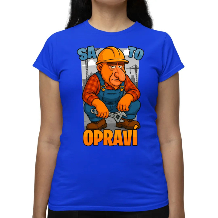 Sa to opraví - dámske tričko s potlačou