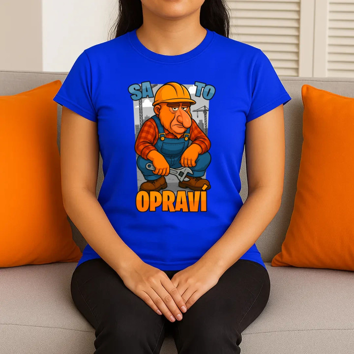 Sa to opraví - dámske tričko s potlačou