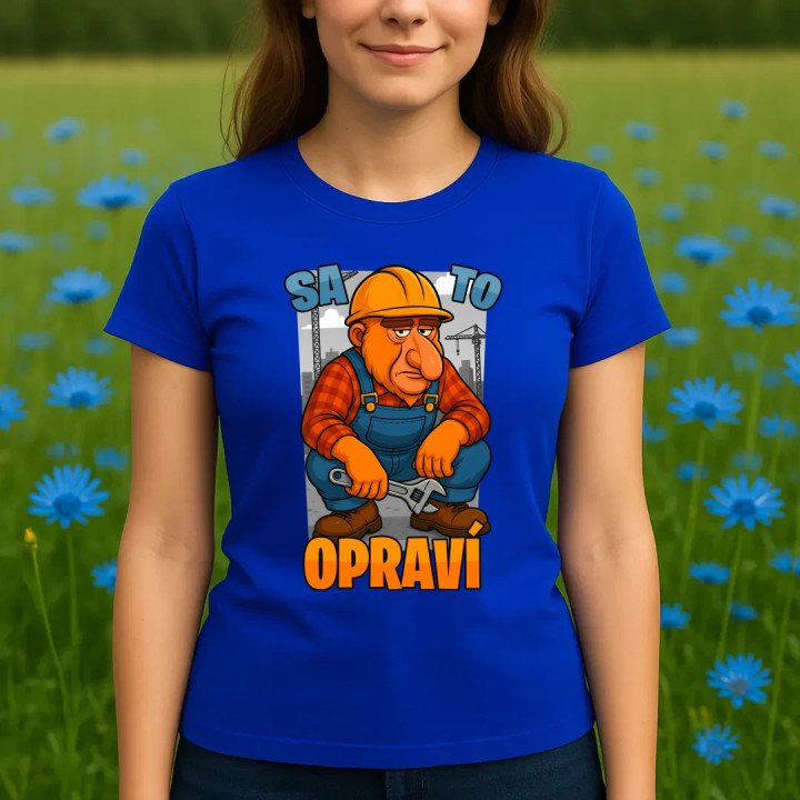 Sa to opraví - dámske tričko s potlačou