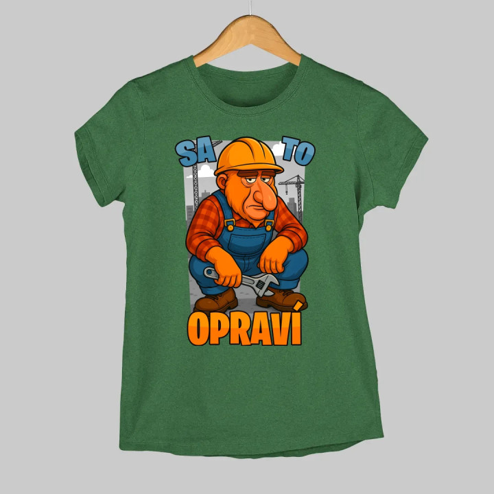 Sa to opraví - dámske tričko s potlačou
