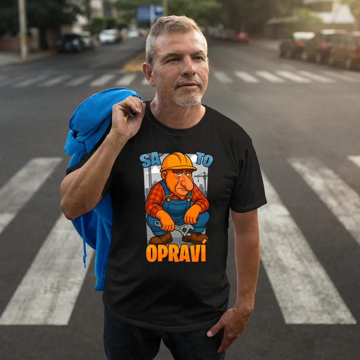 Sa to opraví - pánske tričko s potlačou