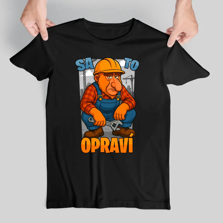 Sa to opraví - pánske tričko s potlačou