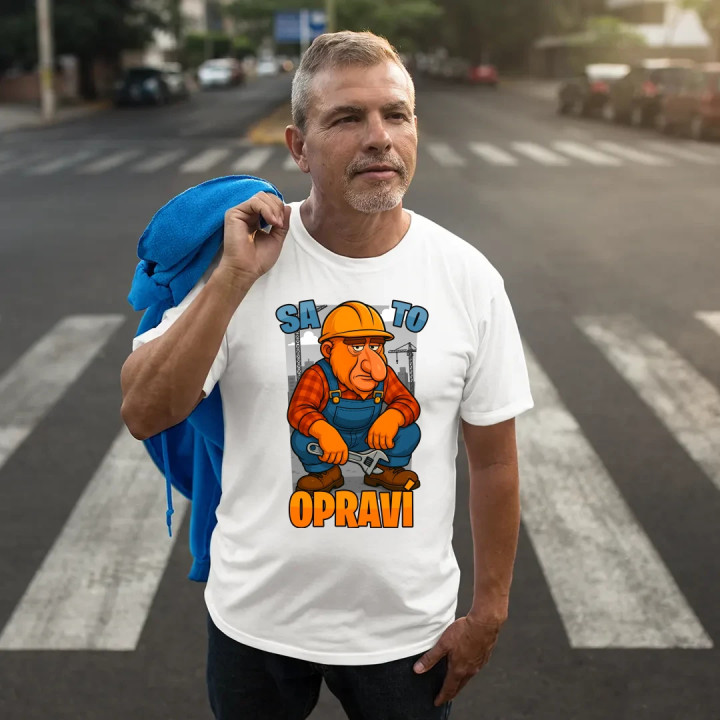 Sa to opraví - pánske tričko s potlačou