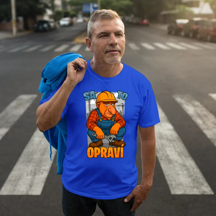 Sa to opraví - pánske tričko s potlačou