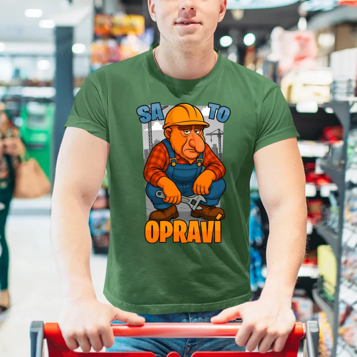 Sa to opraví - pánske tričko s potlačou