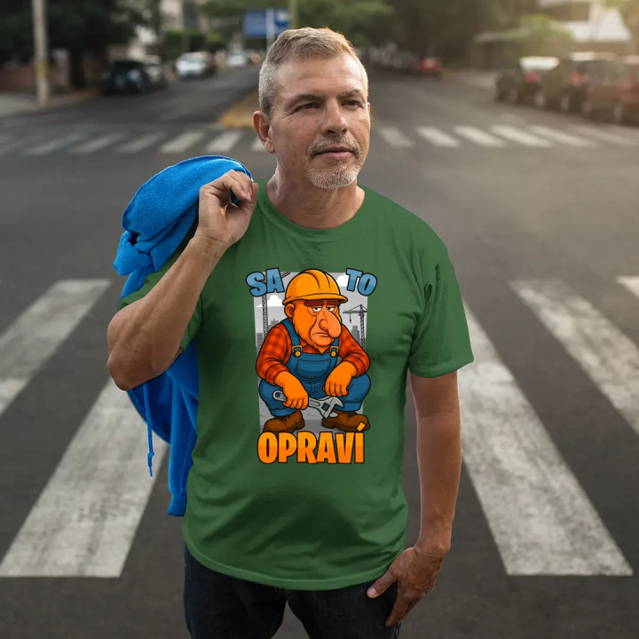 Sa to opraví - pánske tričko s potlačou