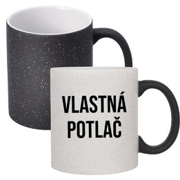 Magický trblietavý hrnček s vlastnou potlačou