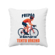 Prepáč, už mám plány na tento víkend - bicykel - vankúš s potlačou
