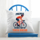 Prepáč, už mám plány na tento víkend - bicykel - vankúš s potlačou