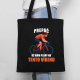Prepáč, už mám plány na tento víkend - bicykel - taška s potlačou