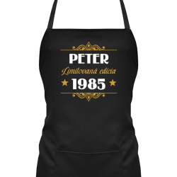 Limitovaná edícia: meno + rok - zástera s potlačou - personalizovaný produkt