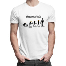 Vývoj pokrývača - pánske tričko s potlačou