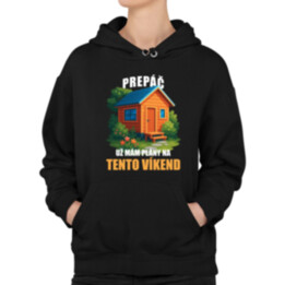 Prepáč, už mám plány na tento víkend - záhrada  - dámska mikina s potlačou